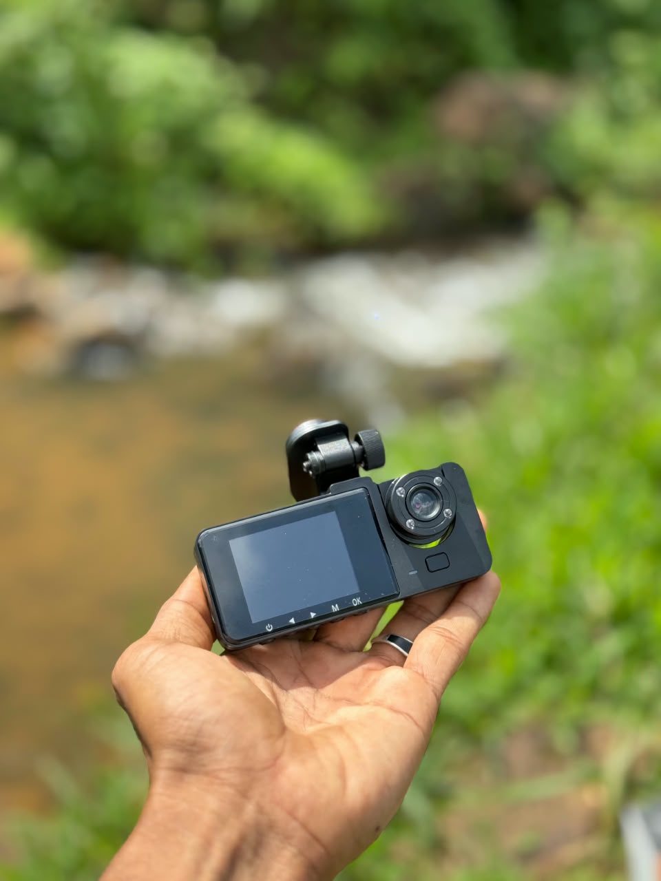 Voltzone® 3-Lens WiFi Car Dashcam – Front, Cabin & Rear 1080P HD Recording | Night Vision | G-Sensor | 1-Year Warranty