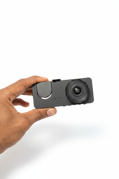 Voltzone® 3-Lens WiFi Car Dashcam – Front, Cabin & Rear 1080P HD Recording | Night Vision | G-Sensor | 1-Year Warranty
