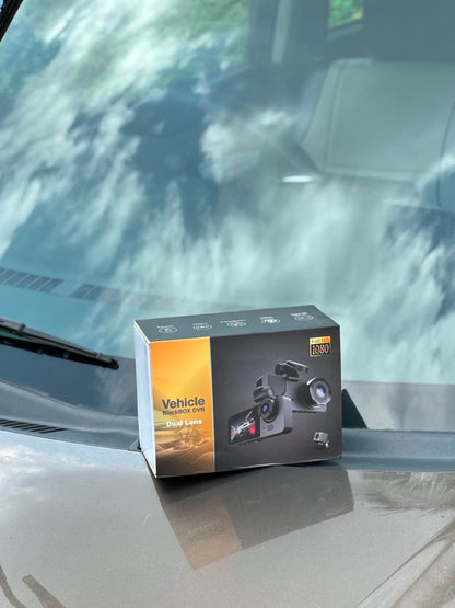 Voltzone® 3-Lens WiFi Car Dashcam – Front, Cabin & Rear 1080P HD Recording | Night Vision | G-Sensor | 1-Year Warranty