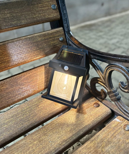 Voltzone Solar Sensor Wall Light | Automatic Outdoor LED Garden Lamp | Waterproof Solar Powered Light