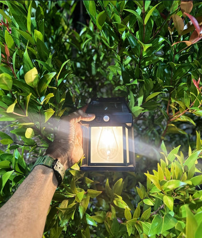 Voltzone Solar Sensor Wall Light | Automatic Outdoor LED Garden Lamp | Waterproof Solar Powered Light