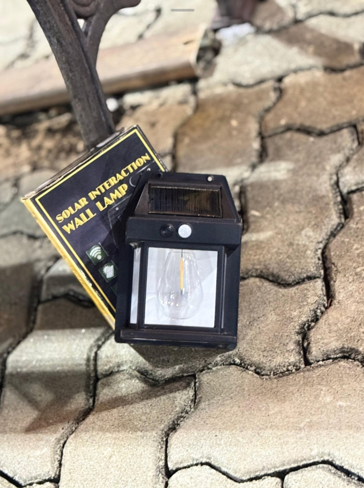 Voltzone Solar Sensor Wall Light | Automatic Outdoor LED Garden Lamp | Waterproof Solar Powered Light