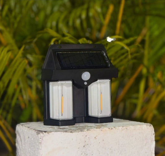 Voltzone Multi Window Solar Wall Light | Outdoor LED Sensor Light | Waterproof Solar Powered Garden Lamp
