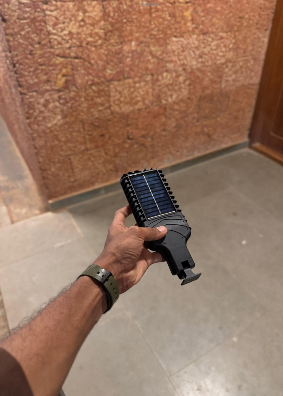 Voltzone Mini Solar Street Light | Motion Sensor LED Outdoor Wall Light | Waterproof Solar Security Lamp