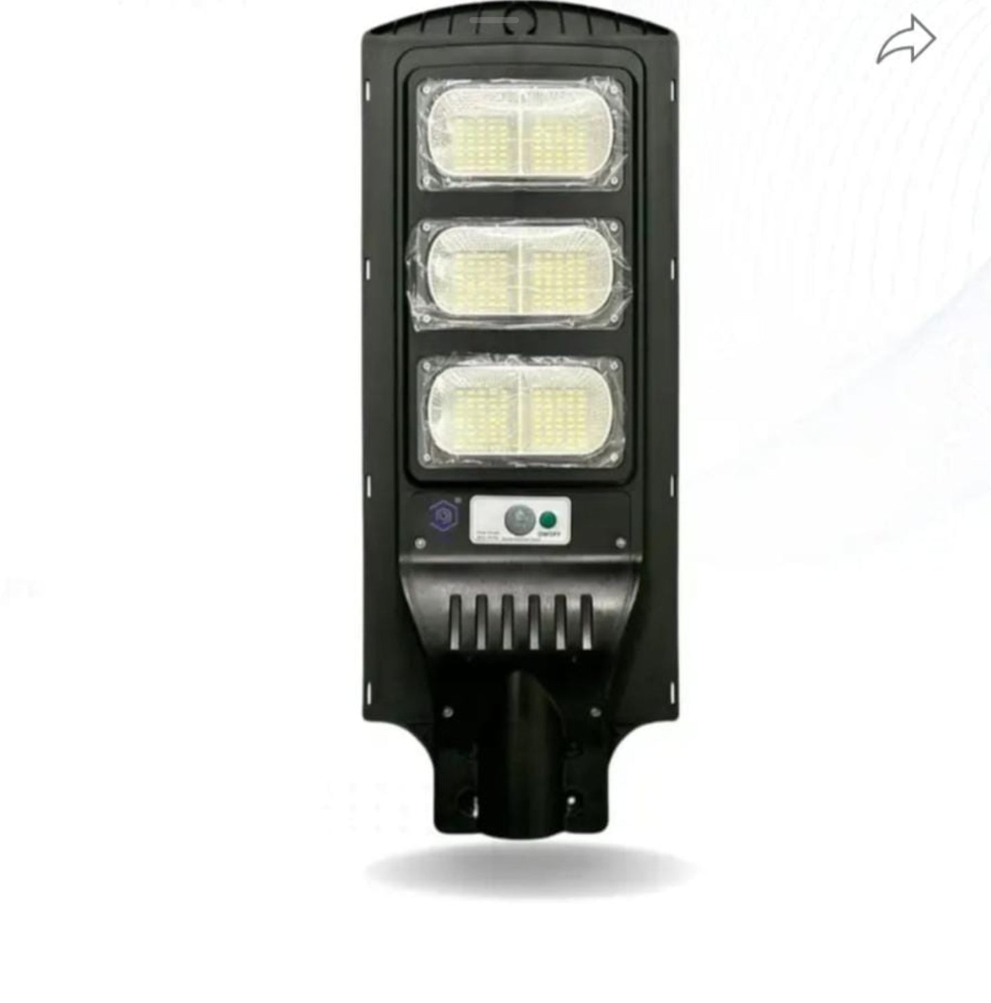 Voltzone 120W All-in-One Solar Street Light with Remote Control & PIR Motion Sensor | Waterproof Outdoor Security Light