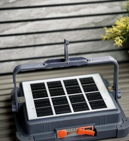 Voltzone 1000W Solar LED Flood Light with USB Power Bank | IP66 Waterproof